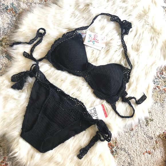 beauty & the beach Other - New! Beauty & The Beach • Boho Crochet Bikini